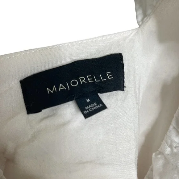 MAJORELLE Mariapia Mini Dress in Ivory - flaw - Picture 5 of 9